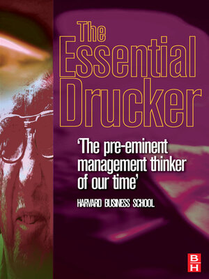 cover image of Essential Drucker